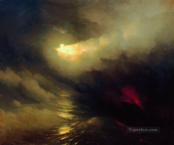 creation of the world 1864 Romantic Ivan Aivazovsky Russian Oil Paintings